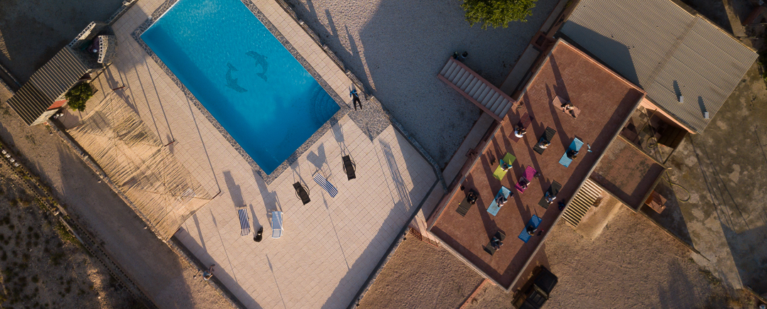 Roof top Yoga Photography