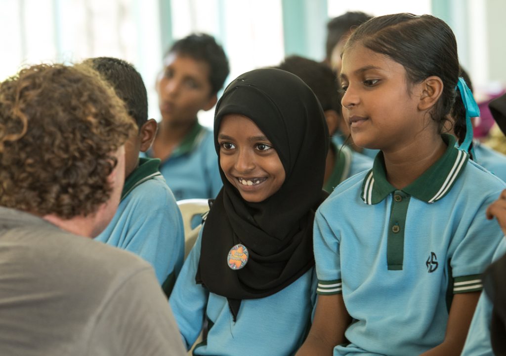 happy school student