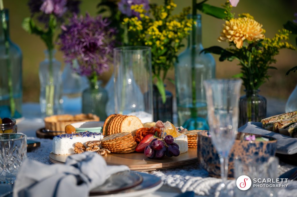 Pretty as a picnic proposal spread